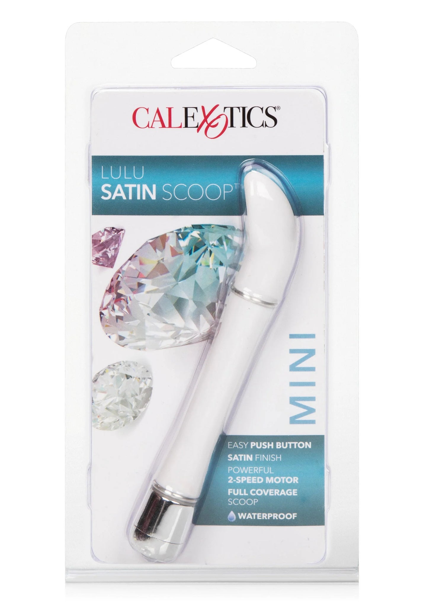Beste vandaag nog: Lulu Satin Scoop designvibrator (Pink) by CalExotics - bij Happytoys Sexshop: Toys for Feeling Happy & Easy 😊
