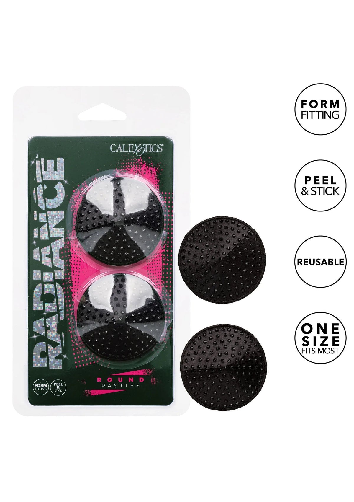 Beste vandaag nog: Radiance Round Pasties by CalExotics - bij Happytoys