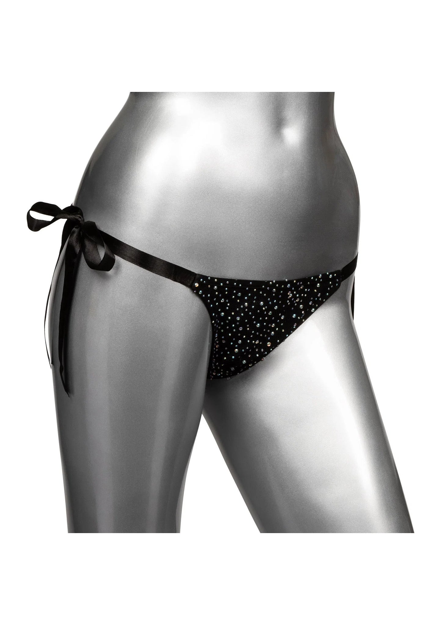 Beste vandaag nog: Side - Tie Panties by CalExotics Radiance - bij Happytoys - Default Title - 12265 - BLACK - O/S