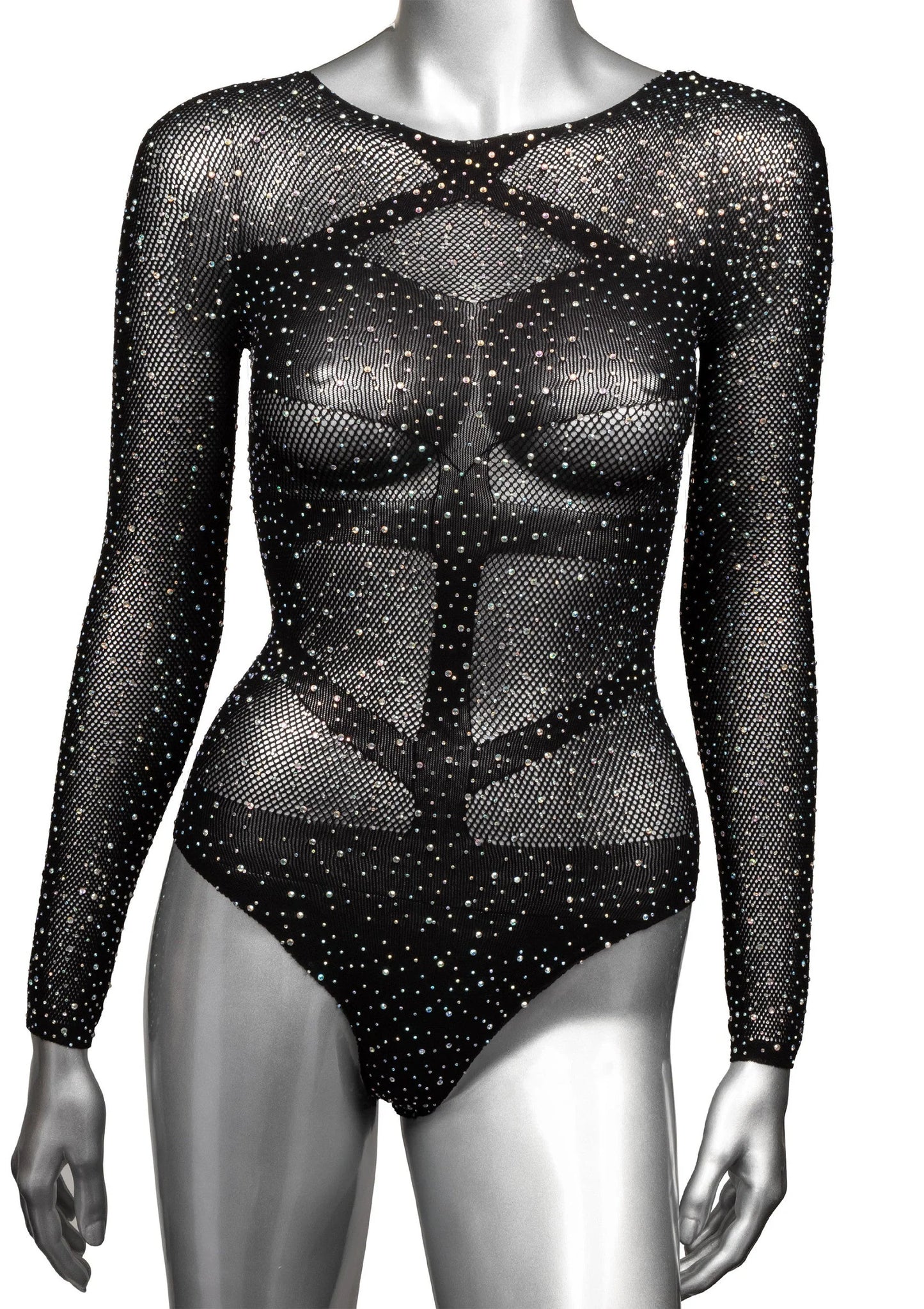 Beste vandaag nog: Radiance Long Sleeve Body Suit buy CalExotics - bij Happytoys - Default Title - 12269 - BLACK - O/S