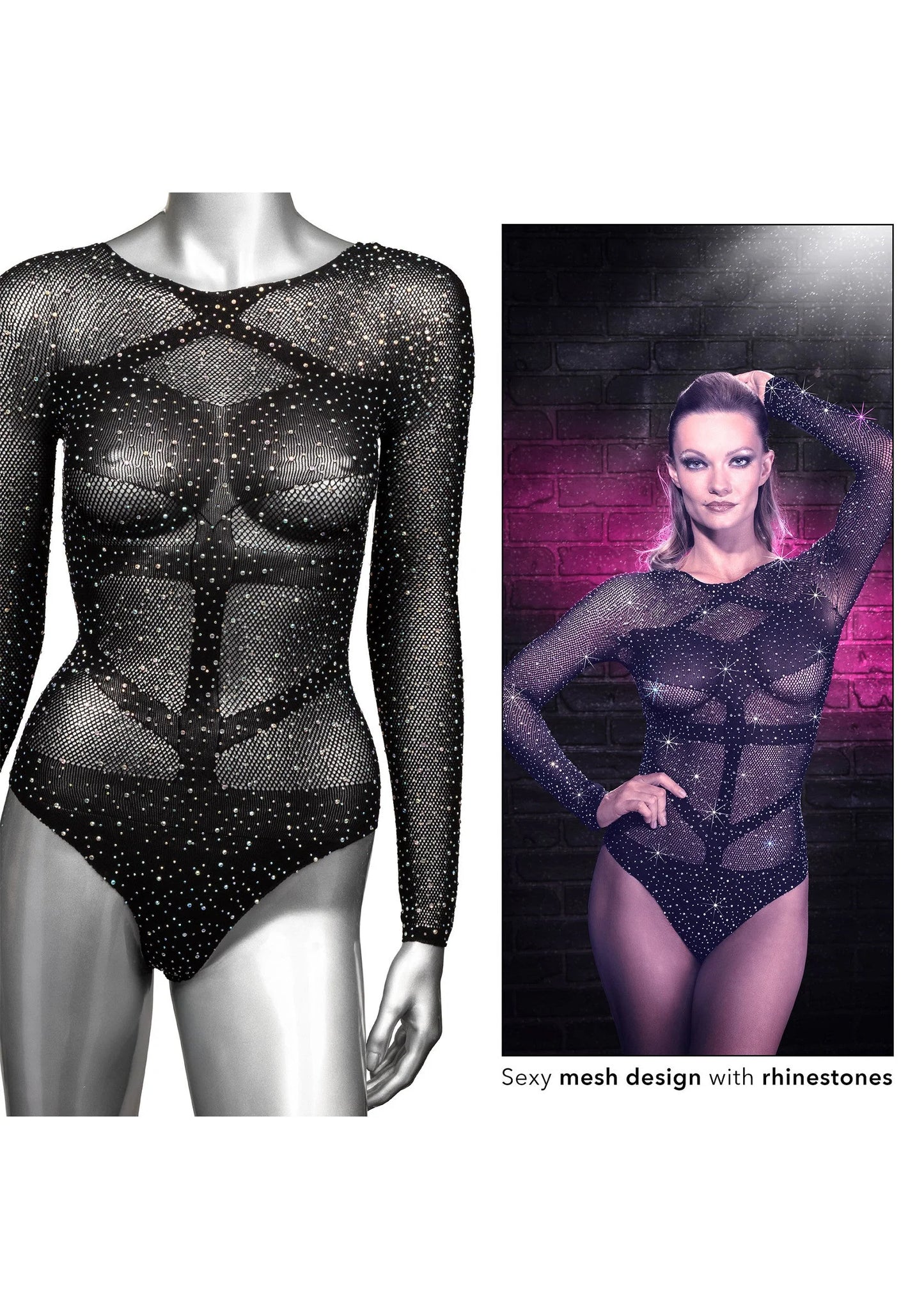 Beste vandaag nog: Radiance Long Sleeve Body Suit buy CalExotics - bij Happytoys