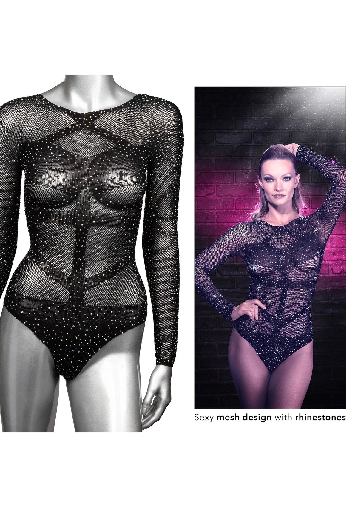 Beste vandaag nog: Radiance Long Sleeve Body Suit buy CalExotics - bij Happytoys