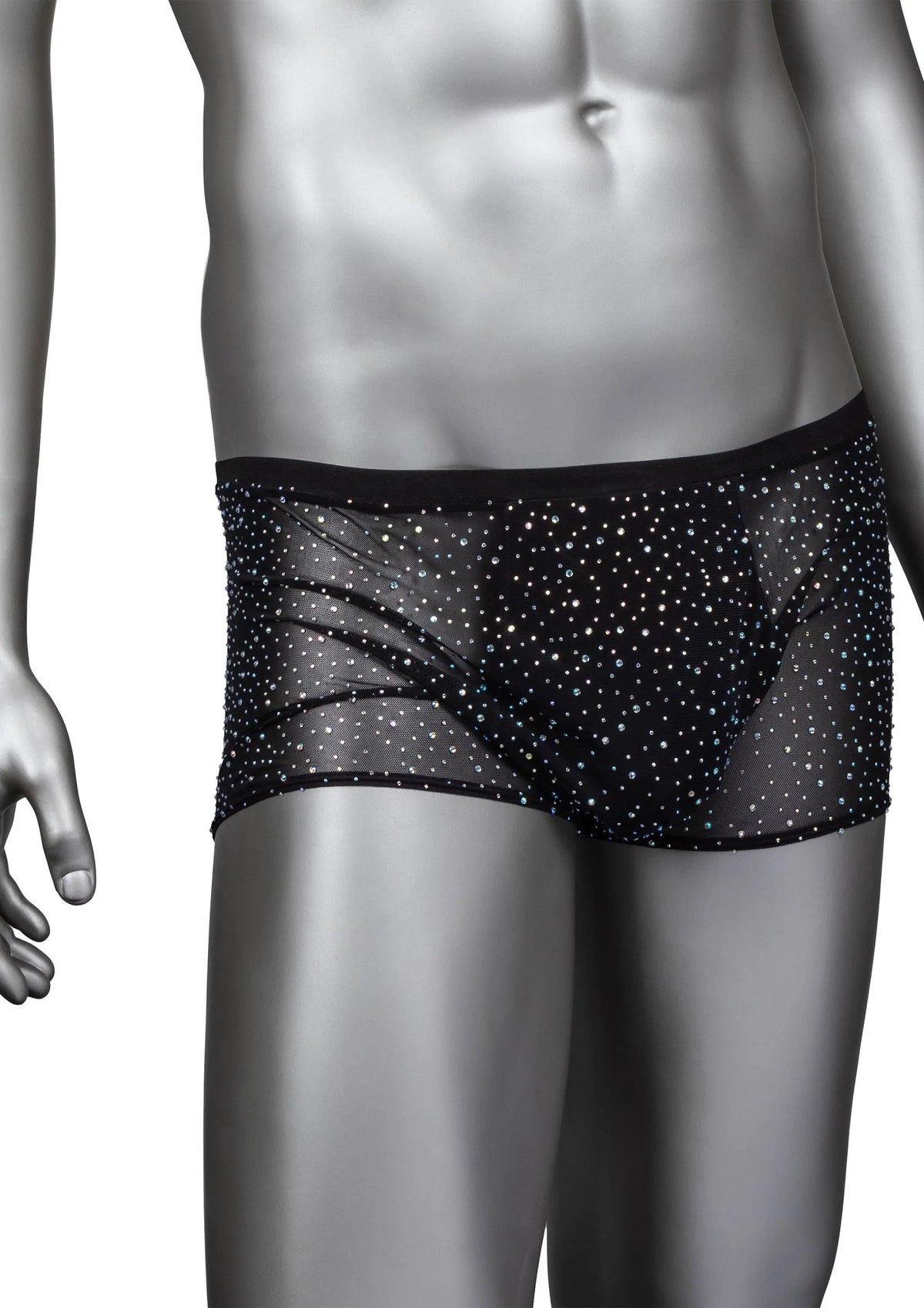 Beste vandaag nog: Radiance Boxer Briefs by CalExotics - bij Happytoys Sexshop: Toys for Feeling Happy & Easy 😊 - Default Title - 12278 - BLACK - O/S