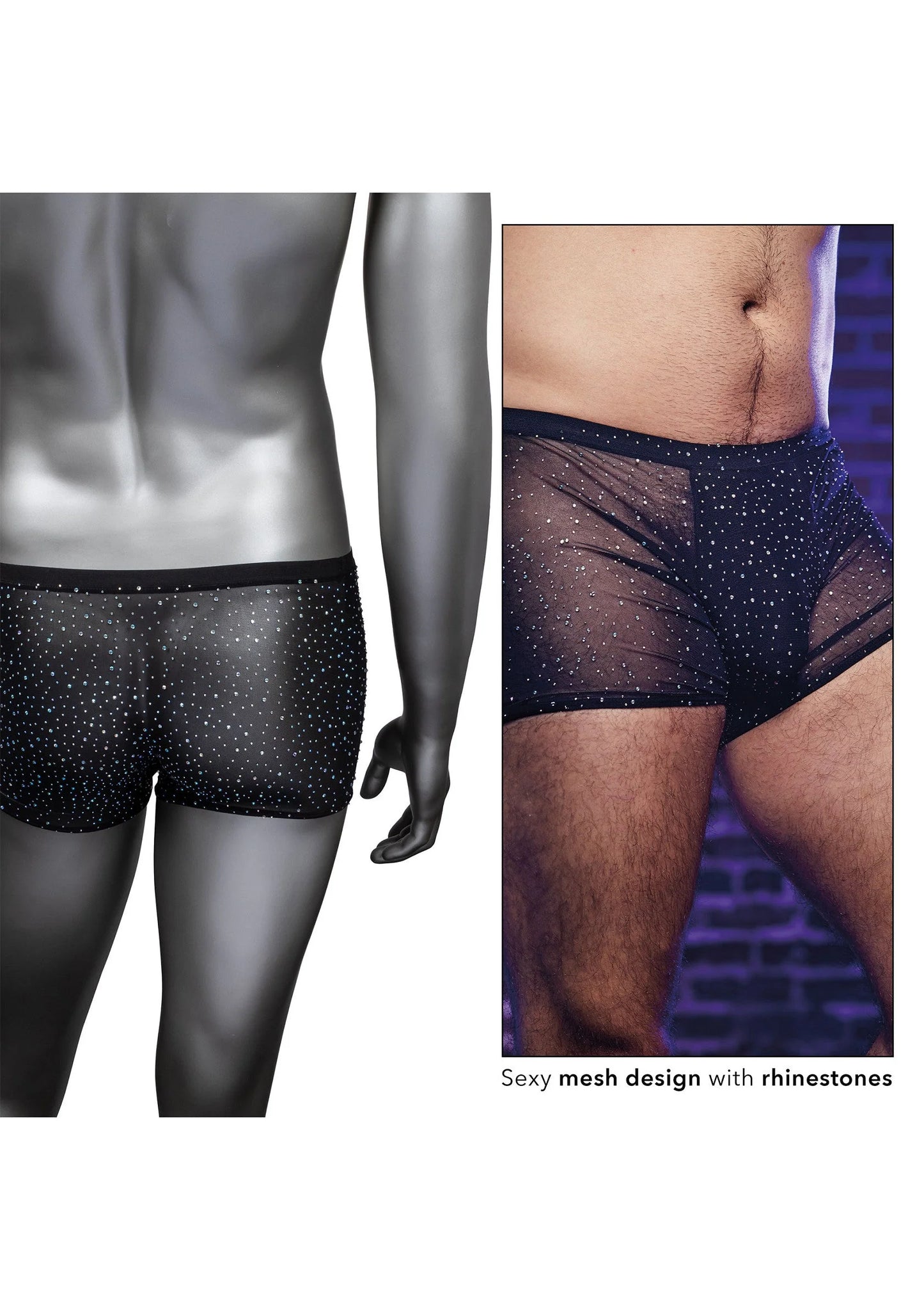 Beste vandaag nog: Radiance Boxer Briefs by CalExotics - bij Happytoys Sexshop: Toys for Feeling Happy & Easy 😊