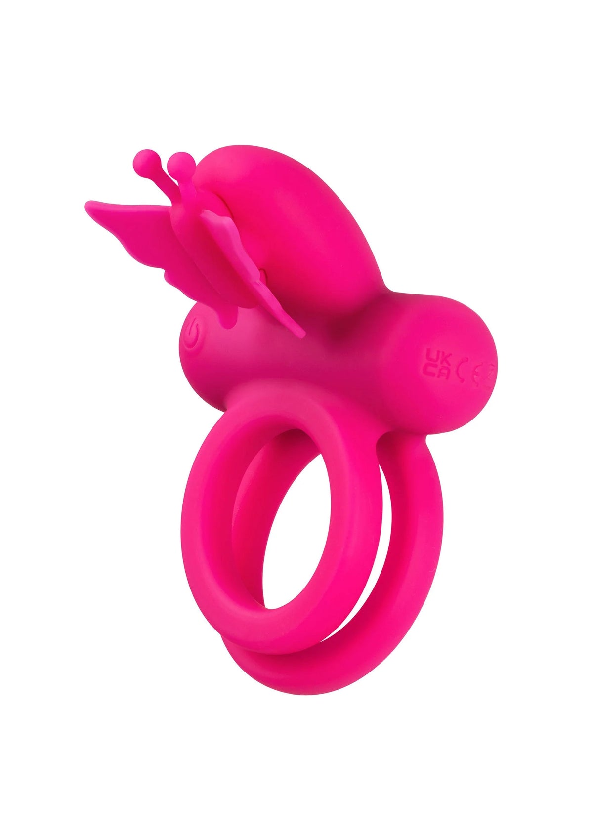 Bestel: Butterfly Dual Ring - bij Happytoys: de erotische sex webshop | liever Happy dan Easy ⭐⭐⭐⭐⭐ - Default Title - 12302 - PINK