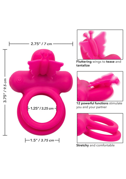 Bestel: Butterfly Dual Ring - bij Happytoys: de erotische sex webshop | liever Happy dan Easy ⭐⭐⭐⭐⭐