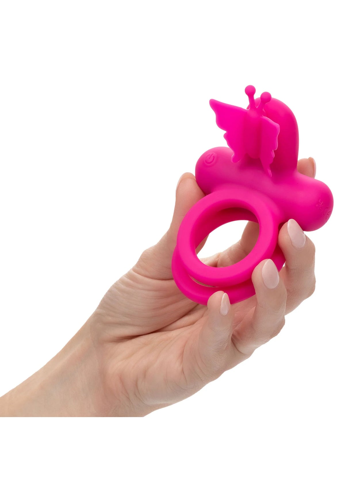 Bestel: Butterfly Dual Ring - bij Happytoys: de erotische sex webshop | liever Happy dan Easy ⭐⭐⭐⭐⭐