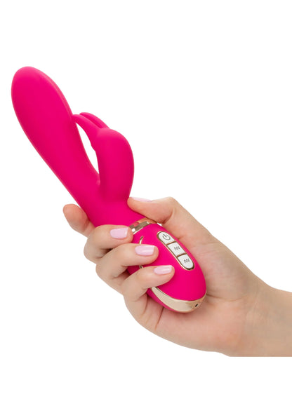 Beste vandaag nog: Jack Rabbit Signature Silicone Ultra - Soft Rabbit vibrator by CalExotics - bij Happytoys