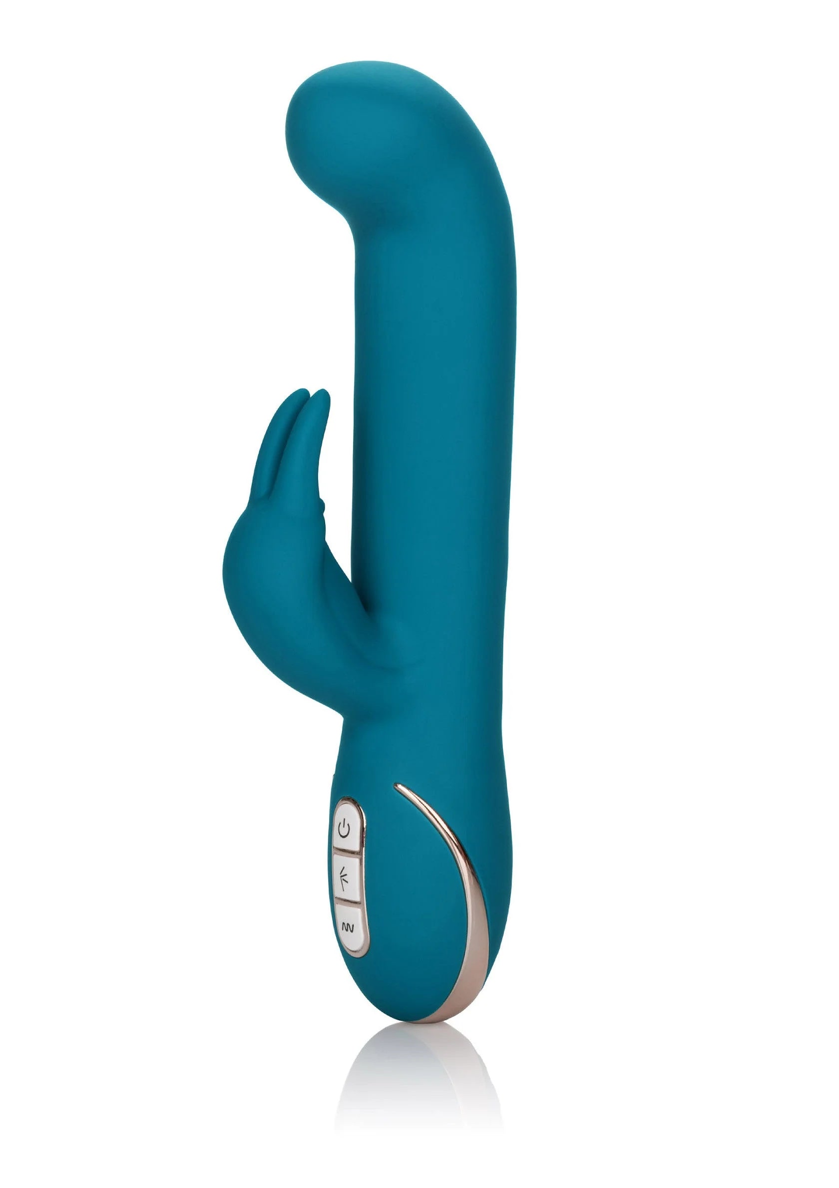 Beste vandaag nog: Jack Rabbit Signature Silicone Rocking 'G” Rabbit Vibrator by CalExotics - bij Happytoys - Default Title - 12441 - BLUE