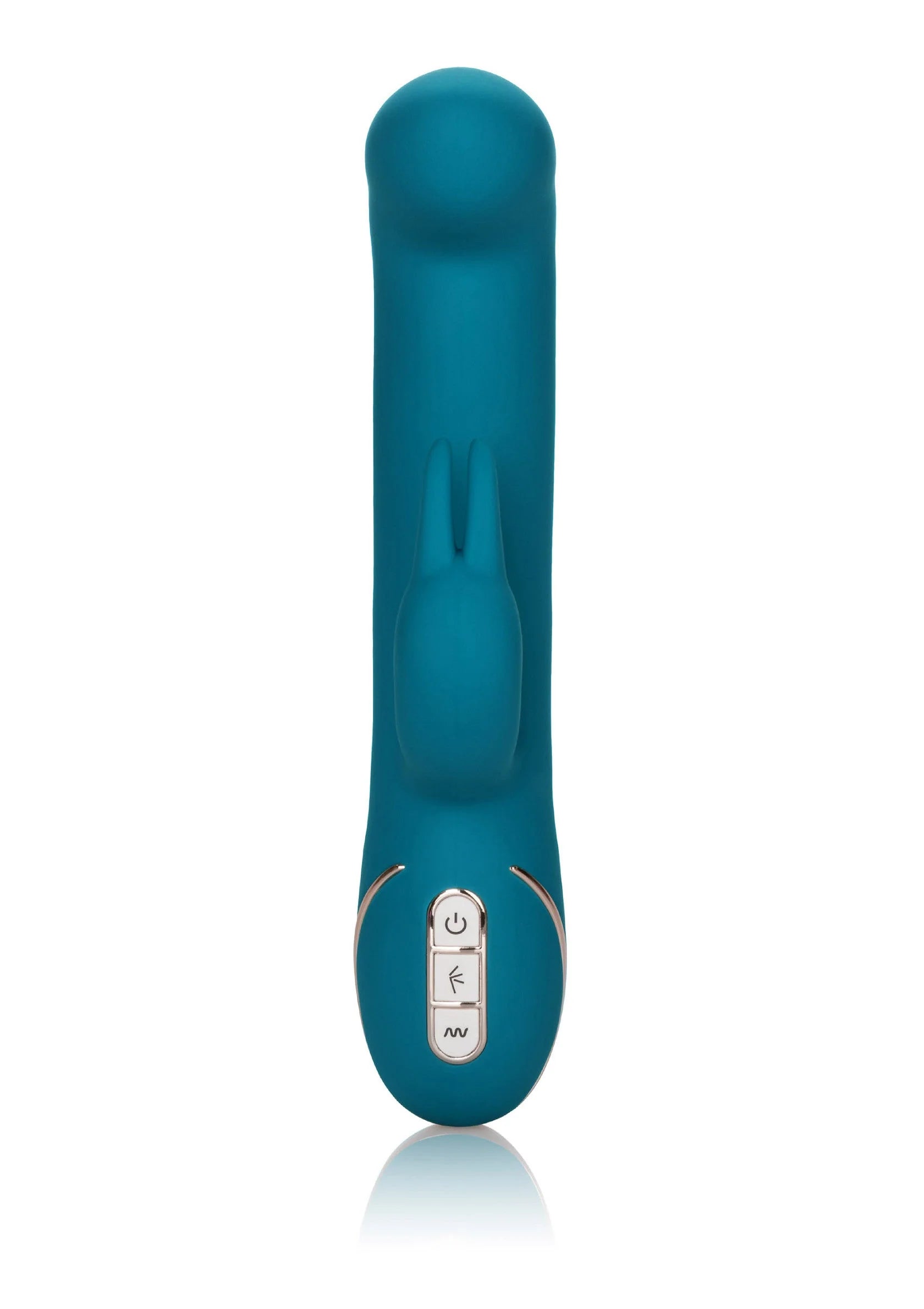 Beste vandaag nog: Jack Rabbit Signature Silicone Rocking 'G” Rabbit Vibrator by CalExotics - bij Happytoys