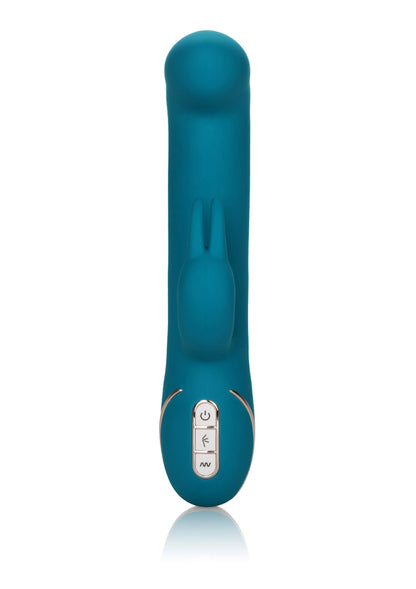 Beste vandaag nog: Jack Rabbit Signature Silicone Rocking 'G” Rabbit Vibrator by CalExotics - bij Happytoys