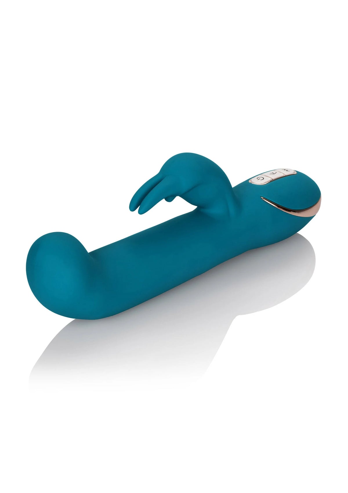 Beste vandaag nog: Jack Rabbit Signature Silicone Rocking 'G” Rabbit Vibrator by CalExotics - bij Happytoys