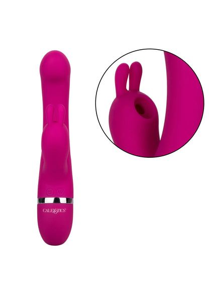 Beste vandaag nog: Foreplay Frenzy Bunny Kisser double action suction by CalExotics - bij Happytoys