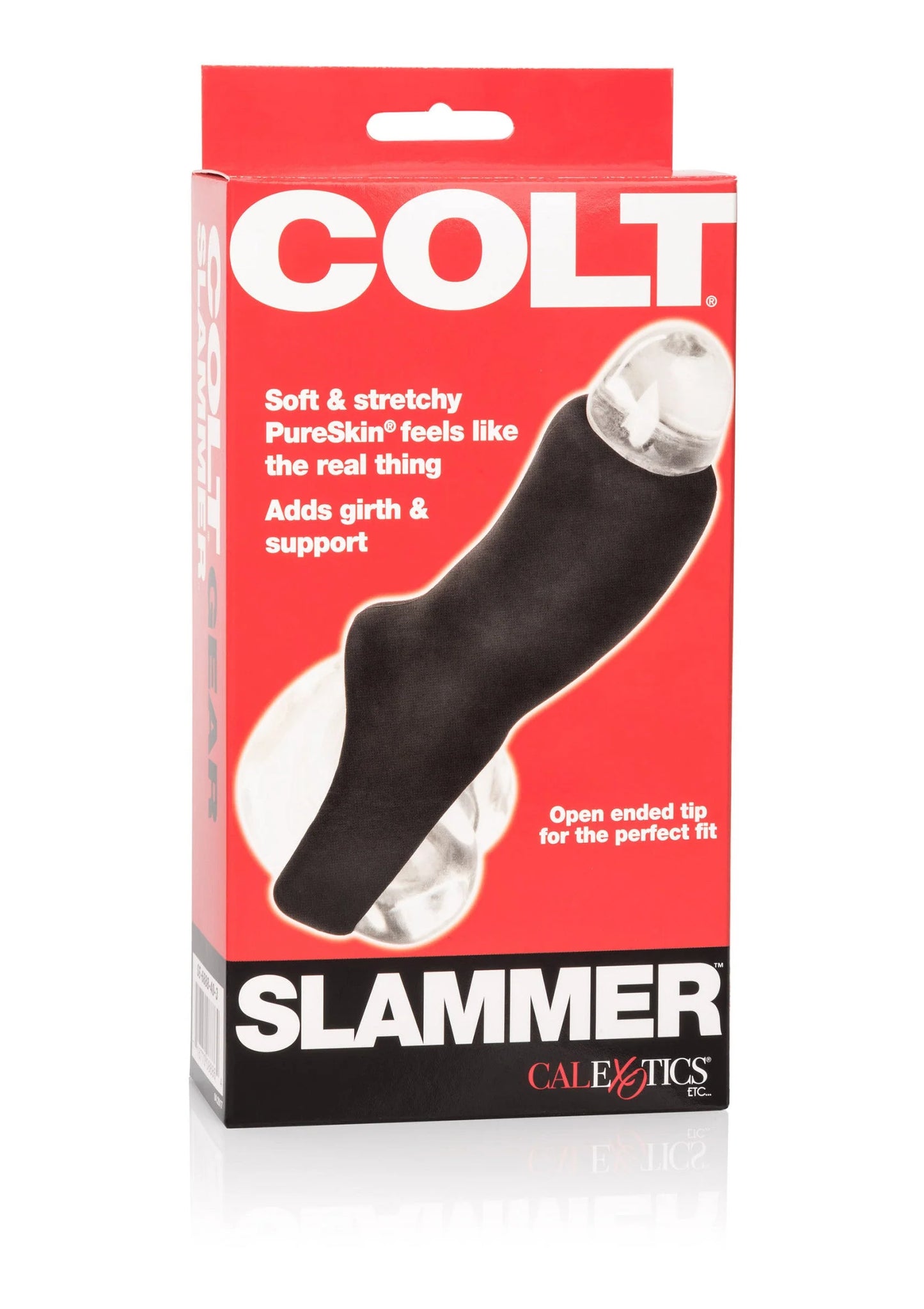 Doos van zwarte COLT Slammer penissleeve van CalExotics
