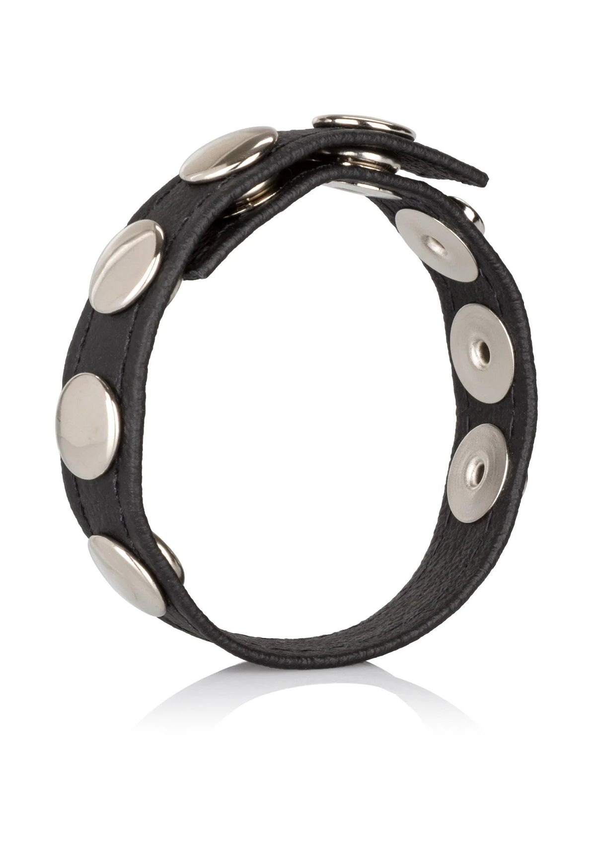Beste vandaag nog: Leather Multi - Snap Ring by CalExotics - bij Happytoys - Default Title - 12690 - BLACK