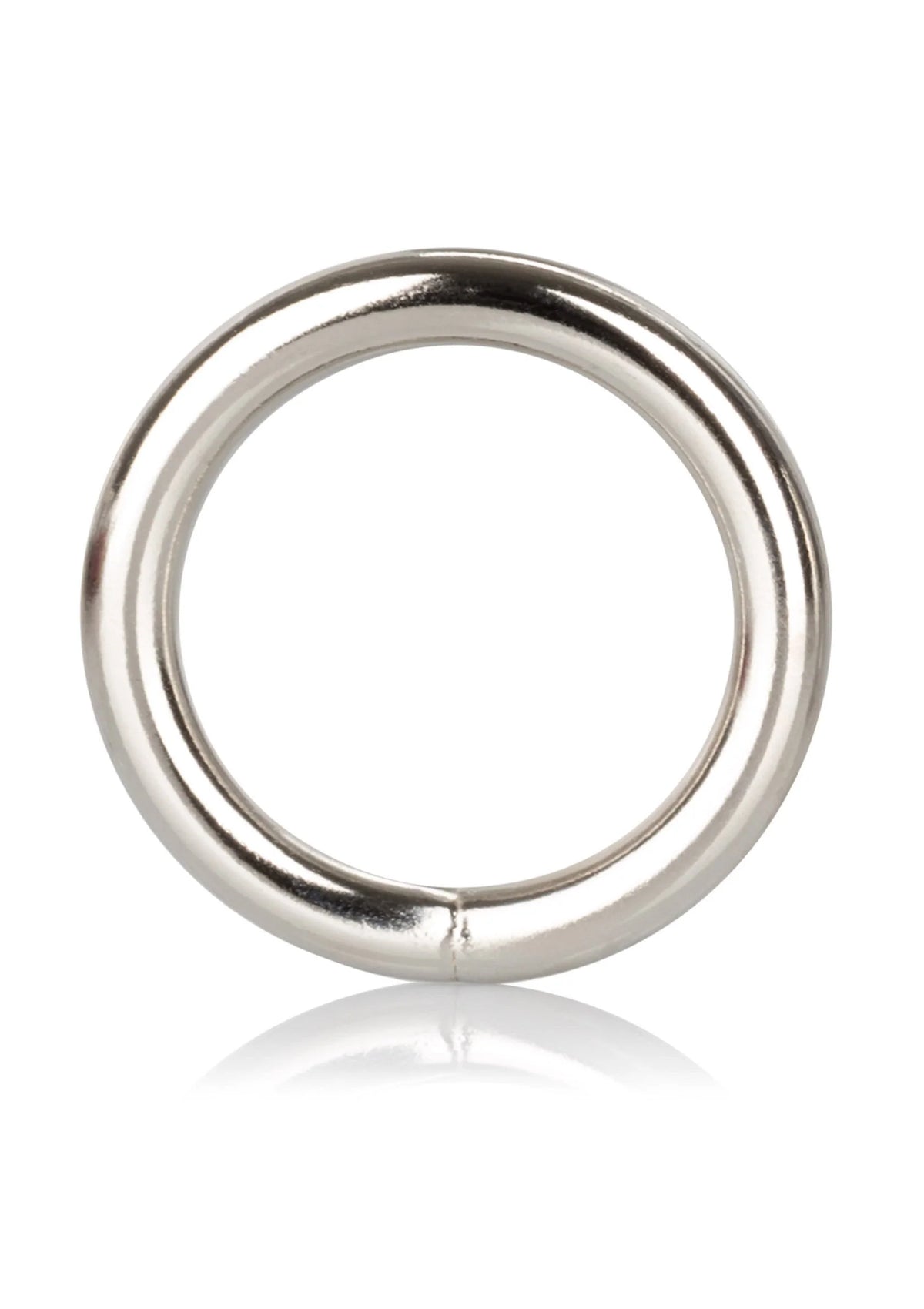 Zilveren ring (klein) met glanzende metalen afwerking