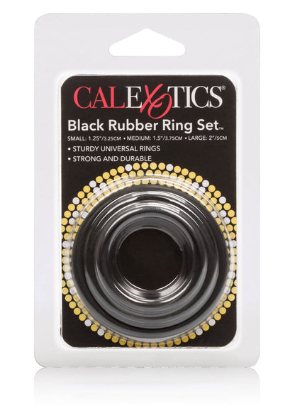 Beste vandaag nog: Rubber Ring 3 Piece Set by CalExotics Rings - bij Happytoys Sexshop: online sex shop for Feeling Happy & Easy 😊