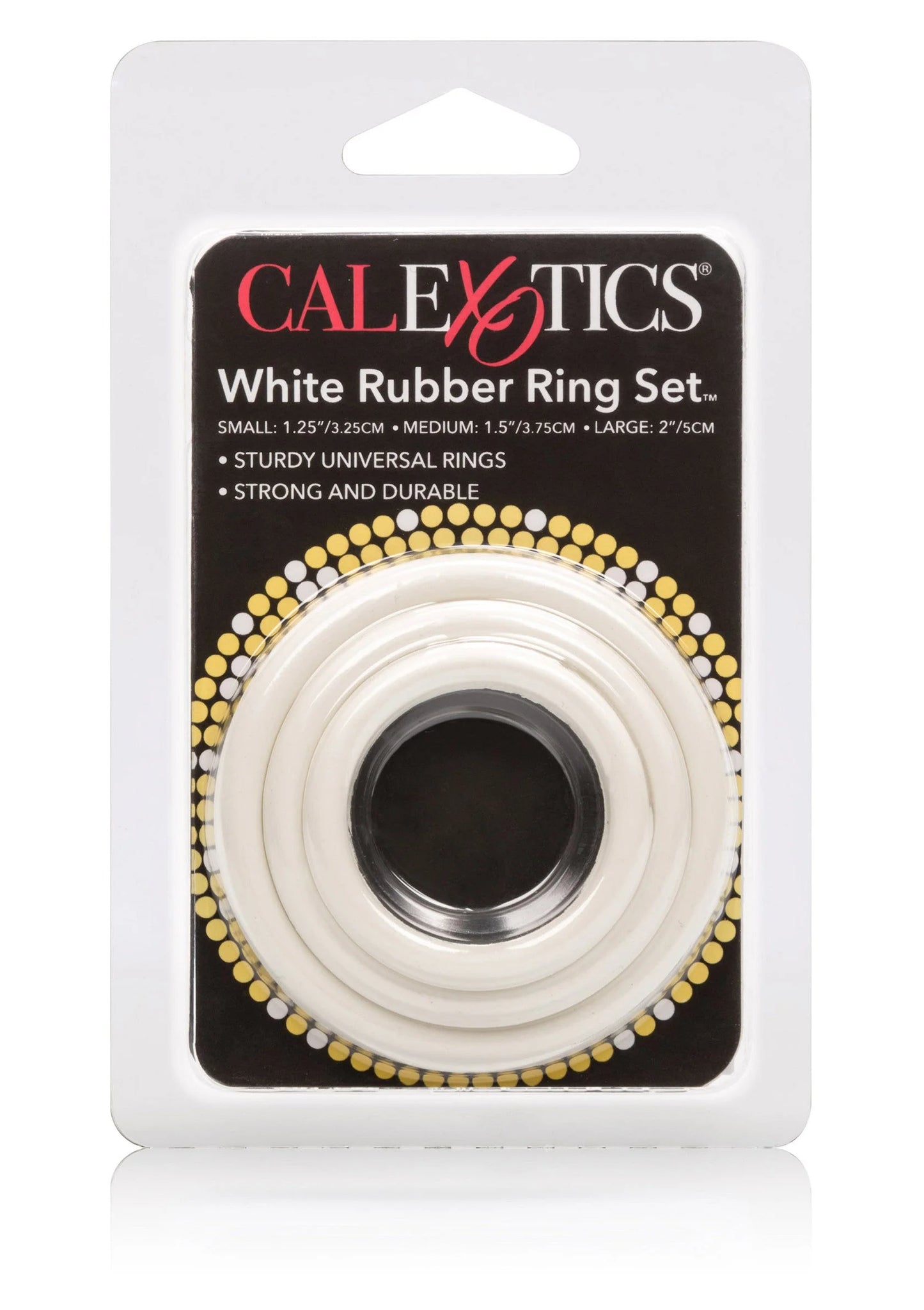 Beste vandaag nog: Rubber Ring 3 Piece Set by CalExotics Rings - bij Happytoys Sexshop: online sex shop for Feeling Happy & Easy 😊