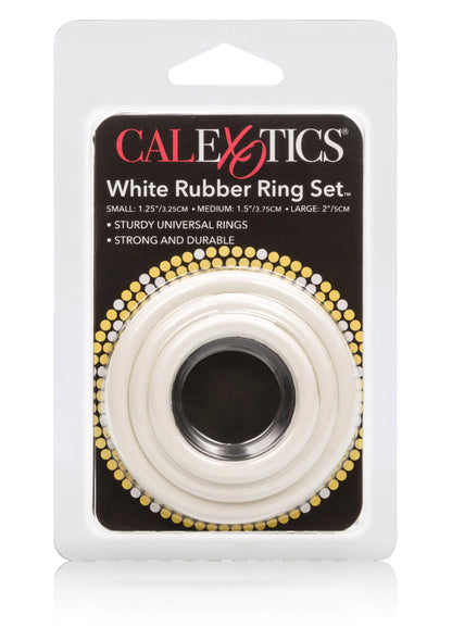 Beste vandaag nog: Rubber Ring 3 Piece Set by CalExotics Rings - bij Happytoys Sexshop: online sex shop for Feeling Happy & Easy 😊