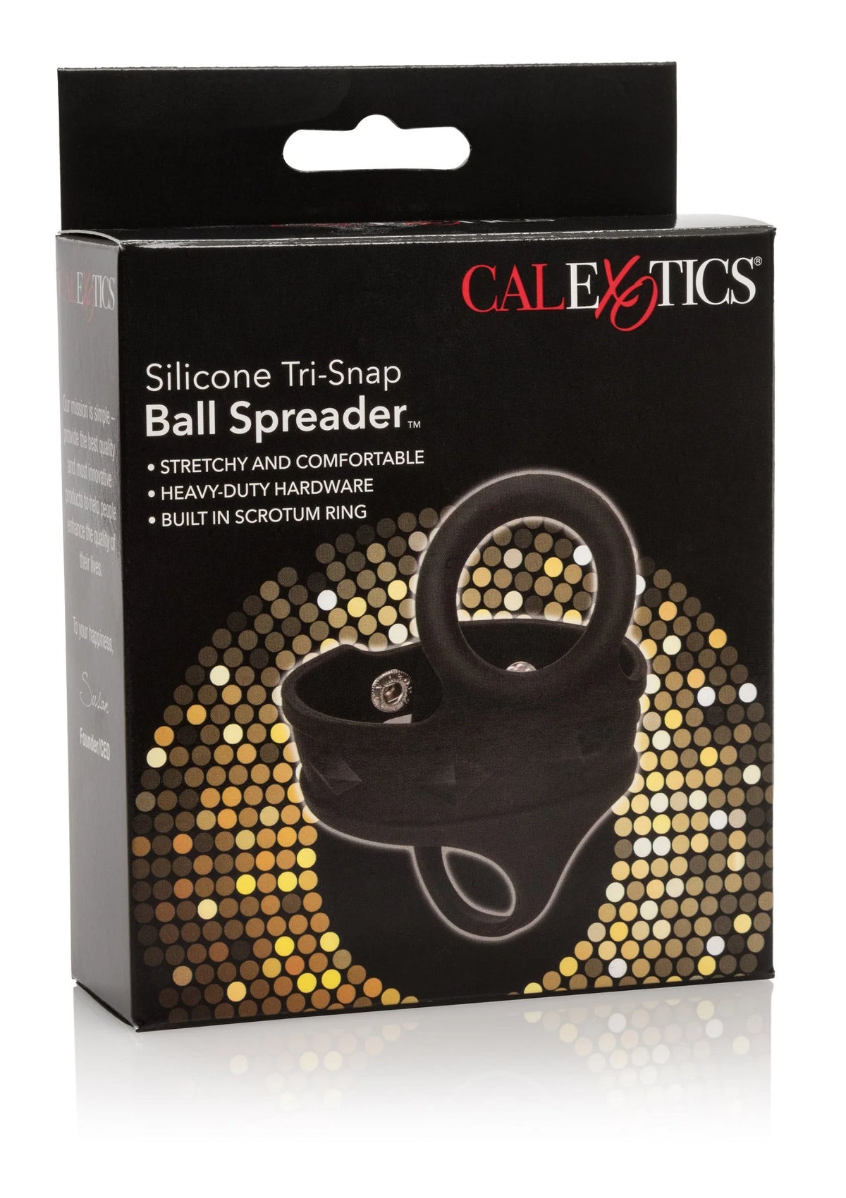 Beste vandaag nog: Silicone Tri - Snap Ball Spreader by CalExotics - bij Happytoys