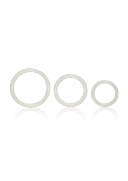 Beste vandaag nog: Tri - Rings by CalExotics Rings - bij Happytoys Sexshop: online sex shop for Feeling Happy & Easy 😊 - Wit - 12720 - WHITE