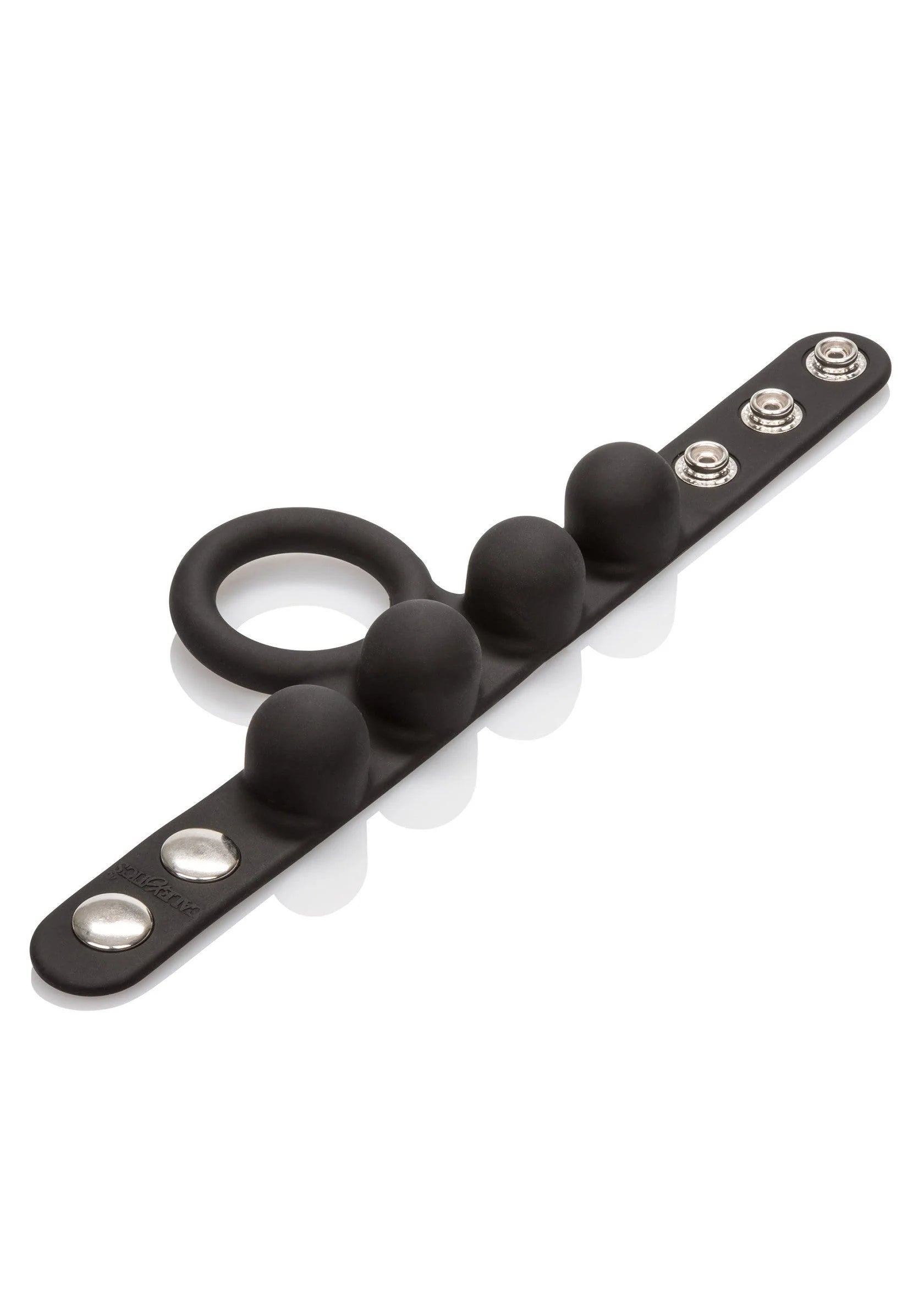 Beste vandaag nog: Silicone Medium Weighted C - Ring Ball Stretcher by CalExotics - bij Happytoys