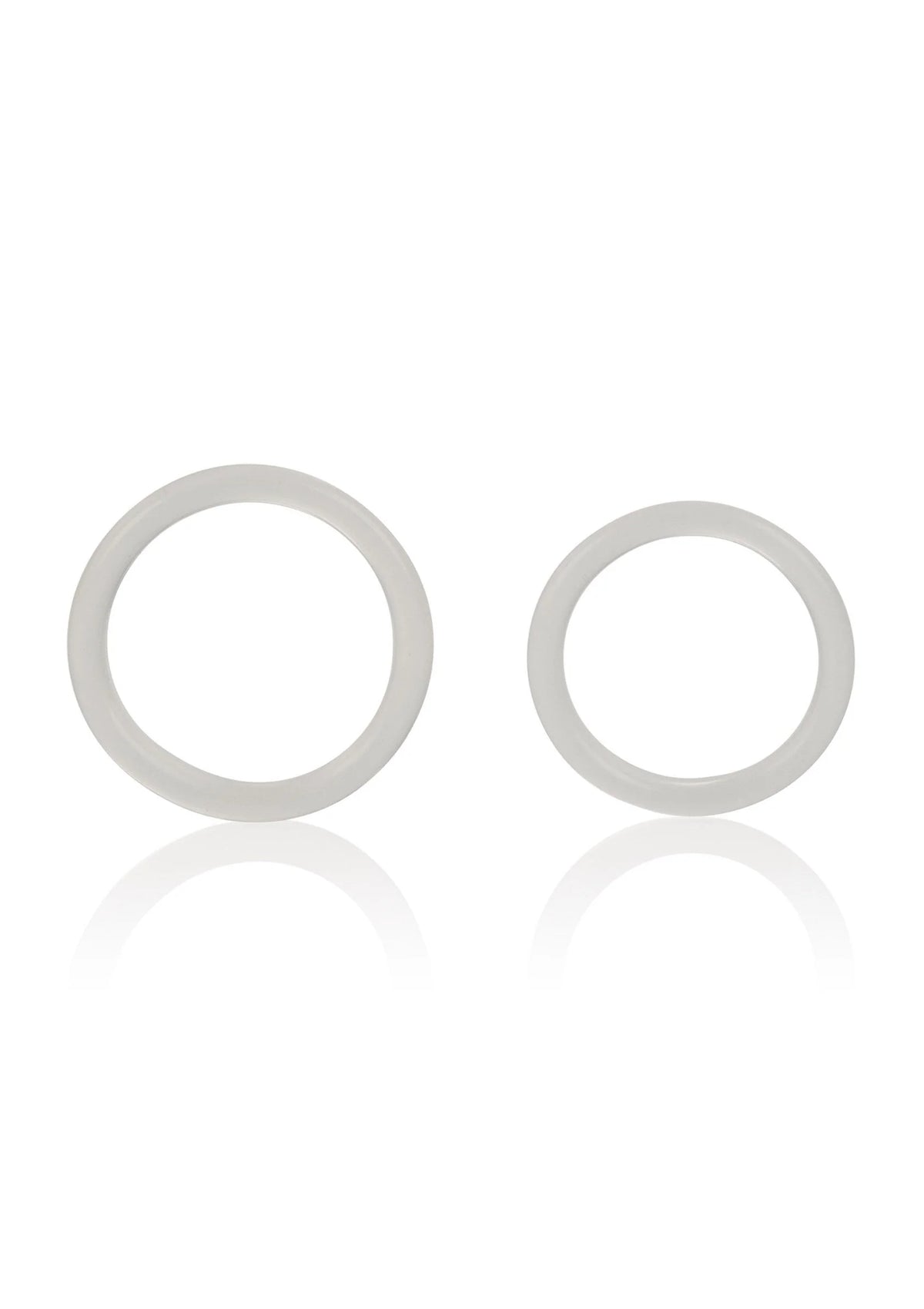 Bestel: Silicone Rings by CalExotics Rings - bij Happytoys: de erotische sex webshop | liever Happy dan Easy ⭐⭐⭐⭐⭐ - Default Title - 12741 - CLEAR