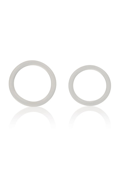 Bestel: Silicone Rings by CalExotics Rings - bij Happytoys: de erotische sex webshop | liever Happy dan Easy ⭐⭐⭐⭐⭐ - Default Title - 12741 - CLEAR
