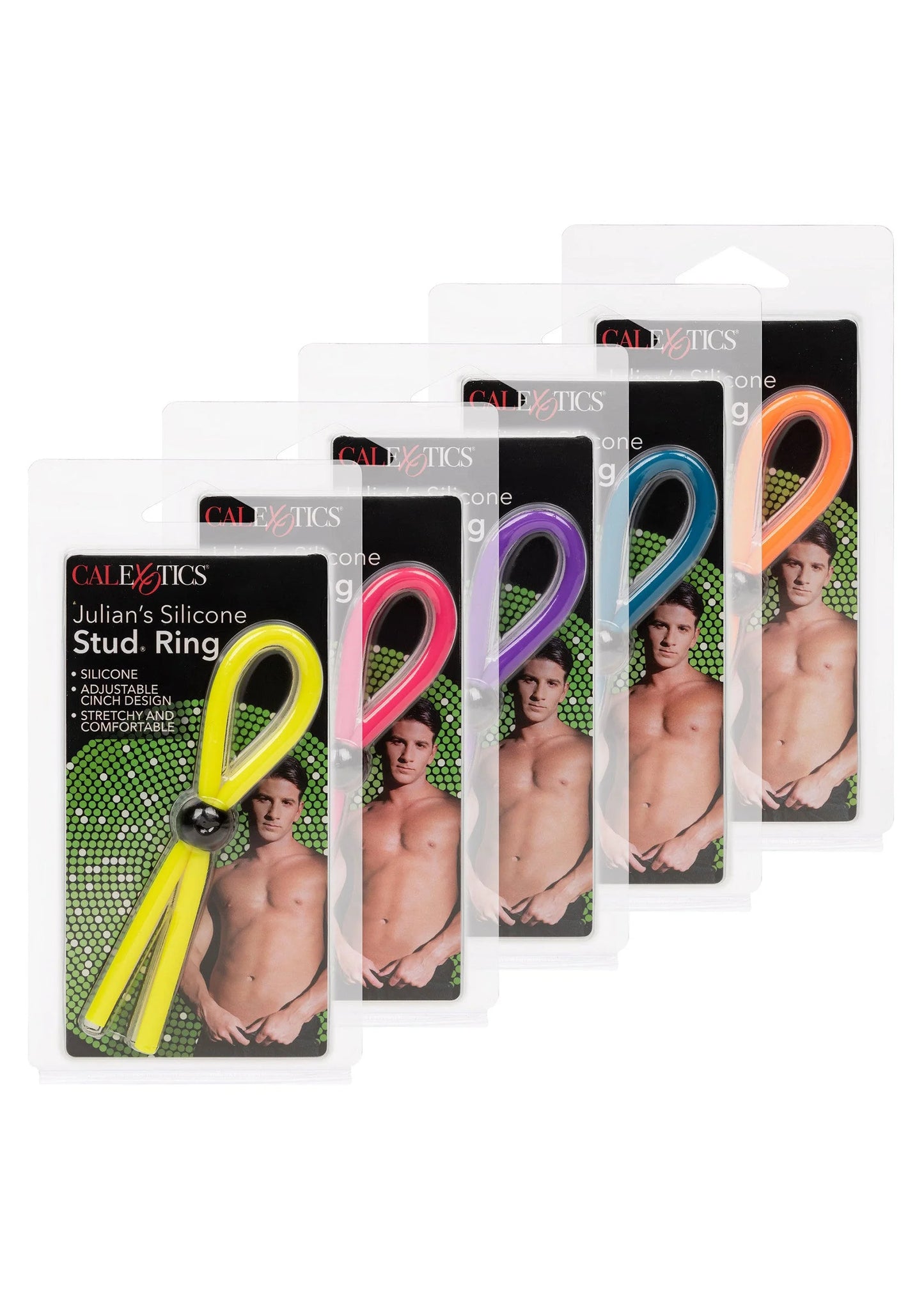 Beste vandaag nog: Julian’s Silicone Stud Ring by CalExotics - bij Happytoys