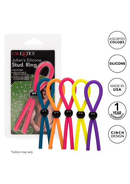 Beste vandaag nog: Julian’s Silicone Stud Ring by CalExotics - bij Happytoys