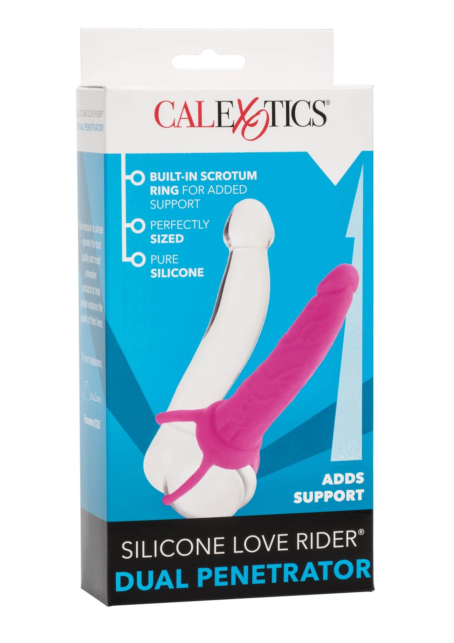 Bestel: Silicone Dual Penetrator - bij Happytoys: de erotische sex webshop | liever Happy dan Easy ⭐⭐⭐⭐⭐