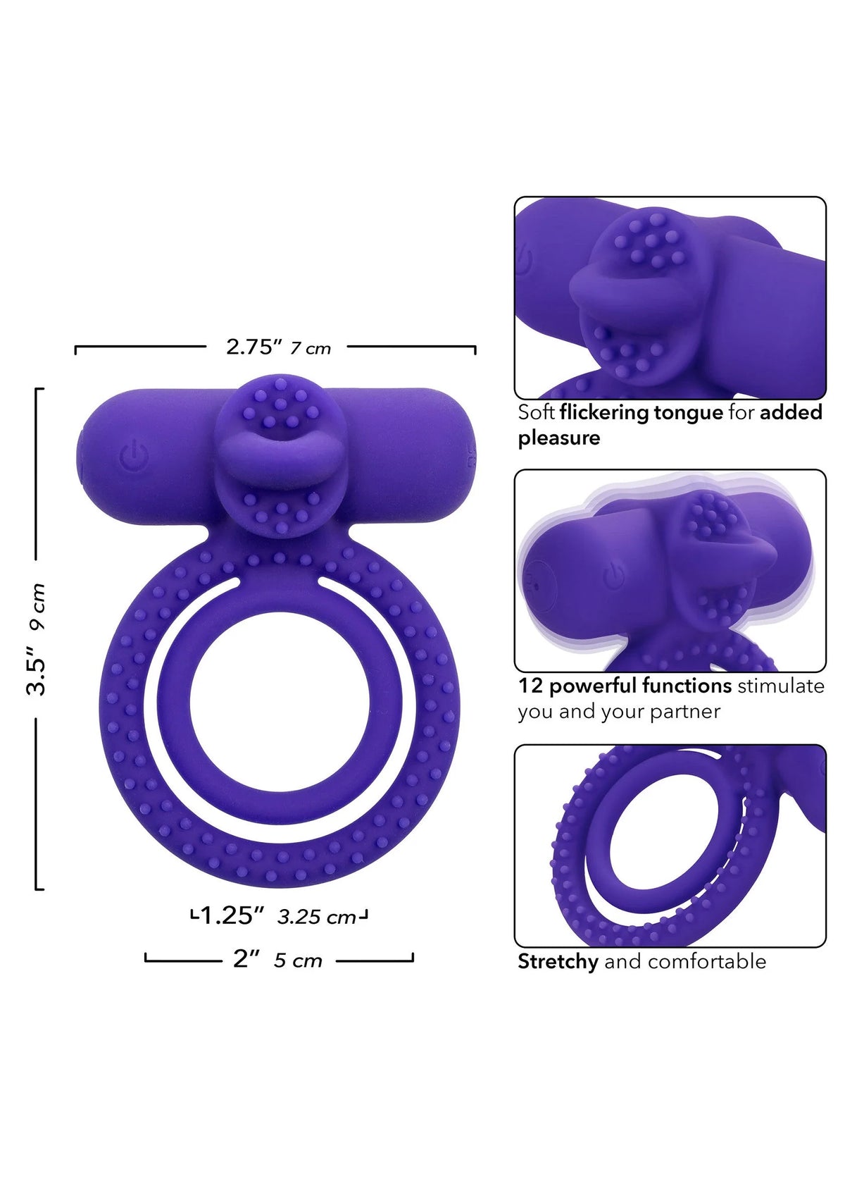 Beste vandaag nog: Rechargeable Dual Climaxer by CalExotics - bij Happytoys Sexshop: Toys for Feeling Happy & Easy 😊