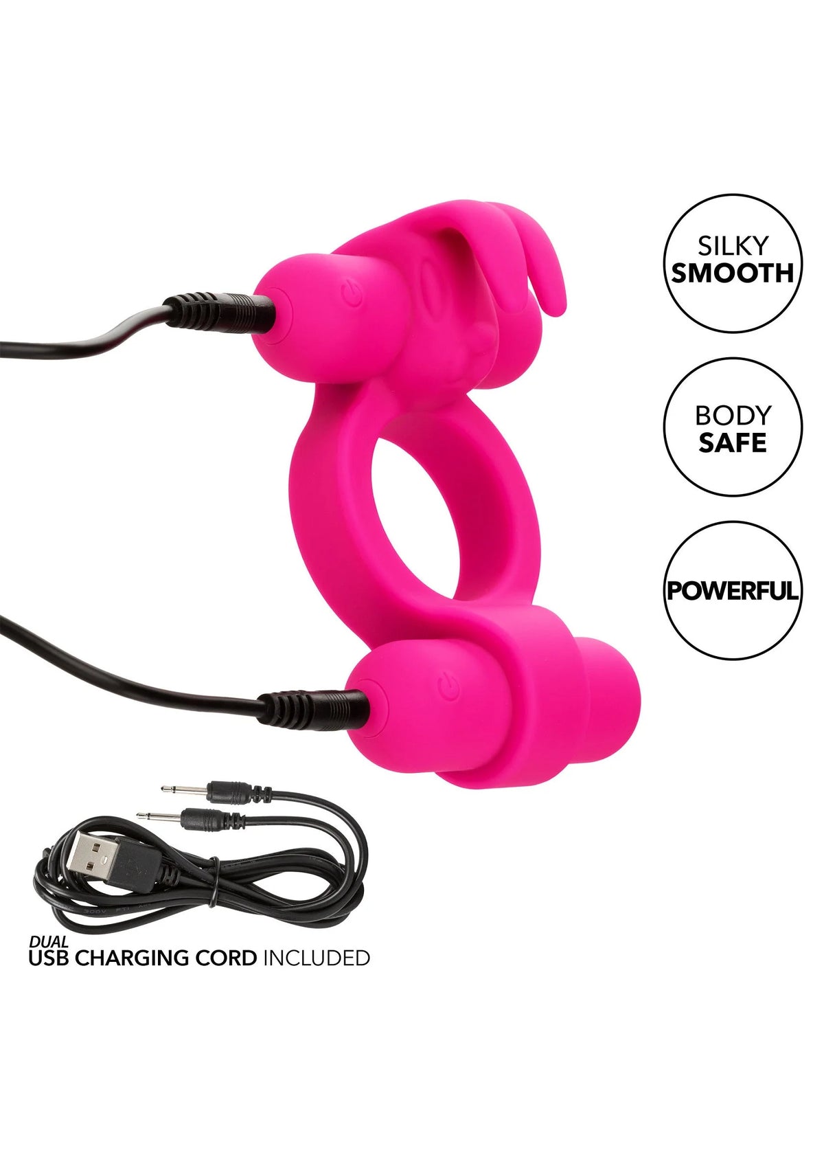 Beste vandaag nog: Rechargeable Rockin Rabbit by CalExotics - bij Happytoys Sexshop: Toys for Feeling Happy & Easy 😊