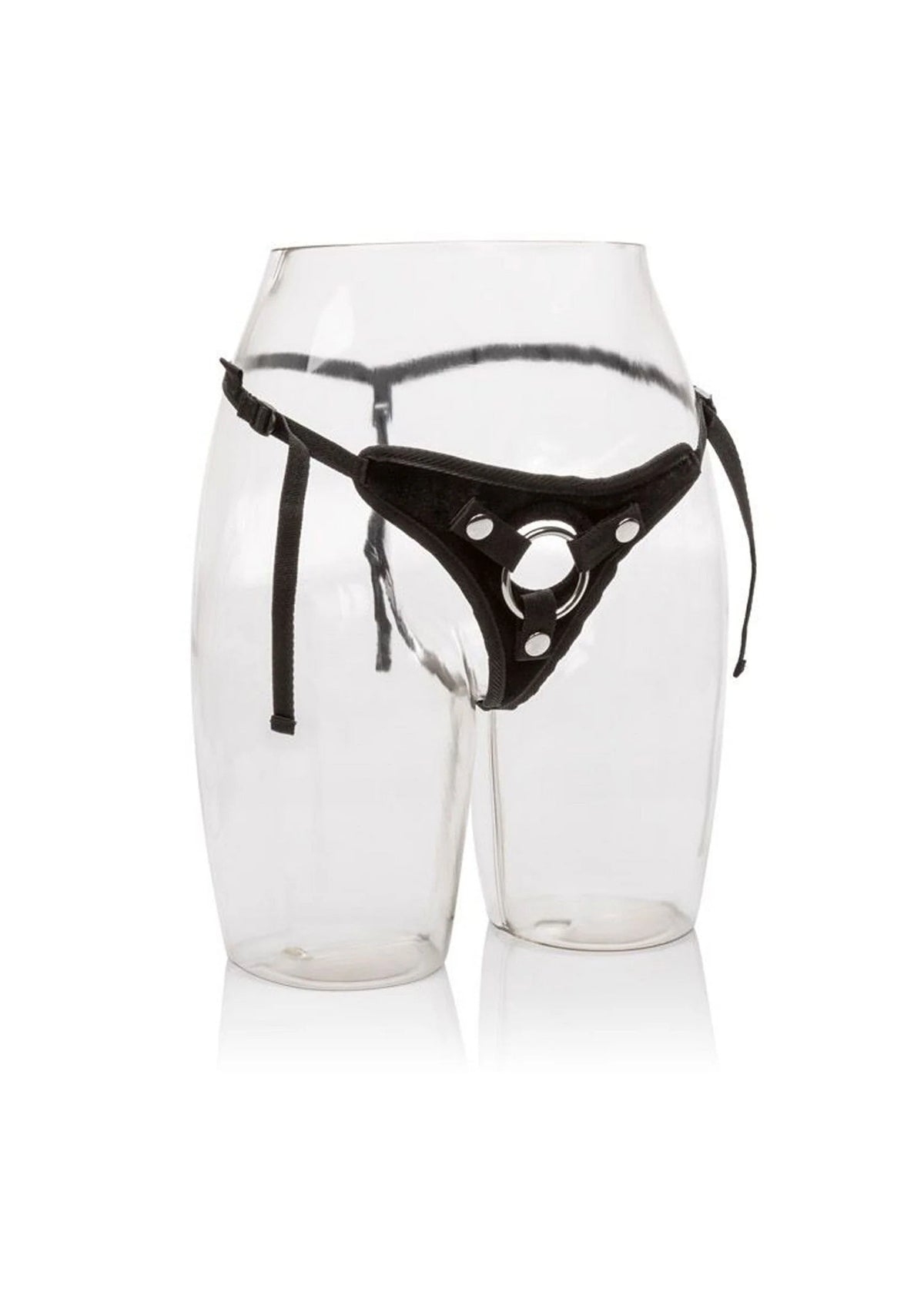 Beste vandaag nog: The Princess pegging strap on by CalExotics Her Royal Harness - bij Happytoys - Default Title - 12851 - BLACK