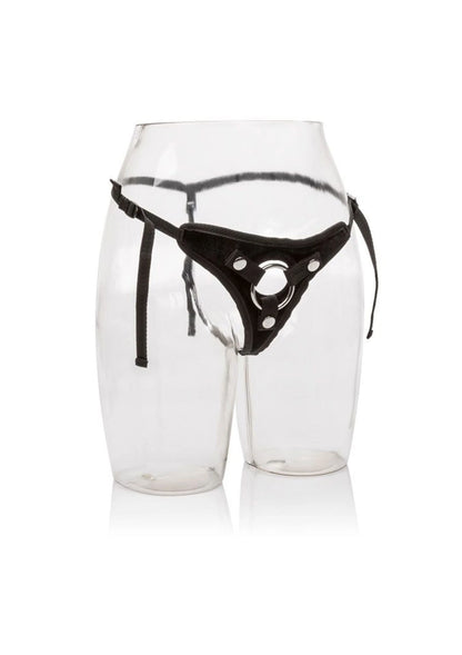 Beste vandaag nog: The Princess pegging strap on by CalExotics Her Royal Harness - bij Happytoys - Default Title - 12851 - BLACK