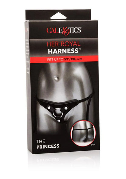 Beste vandaag nog: The Princess pegging strap on by CalExotics Her Royal Harness - bij Happytoys