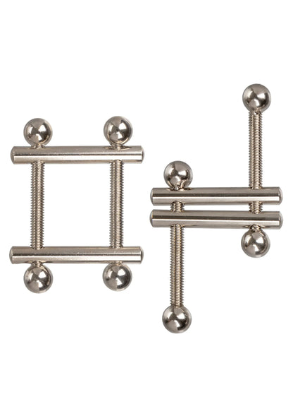Beste vandaag nog: Crossbar Nipple Vices by CalExotics - bij Happytoys