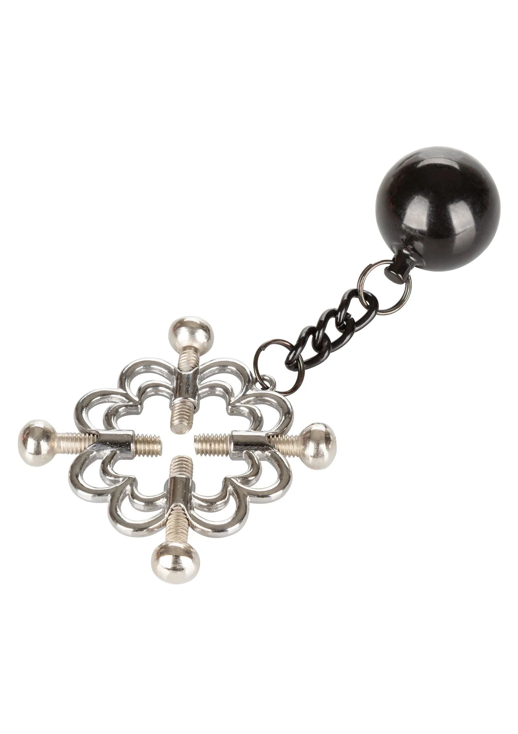 Beste vandaag nog: 4 - Point Weighted Nipple Press by CalExotics - bij Happytoys