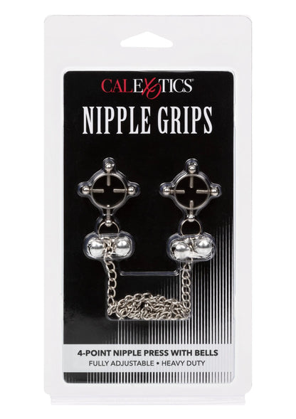 Beste vandaag nog: 4 Point Nipple Press With Bells by CalExotics - bij Happytoys
