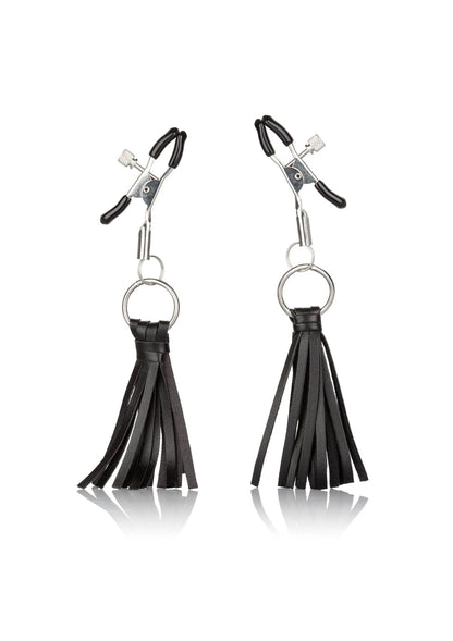 Bestel: Playful Tassels Nipple Clamps - bij Happytoys: de erotische sex webshop | liever Happy dan Easy ⭐⭐⭐⭐⭐ - Default Title - 12956 - BLACK