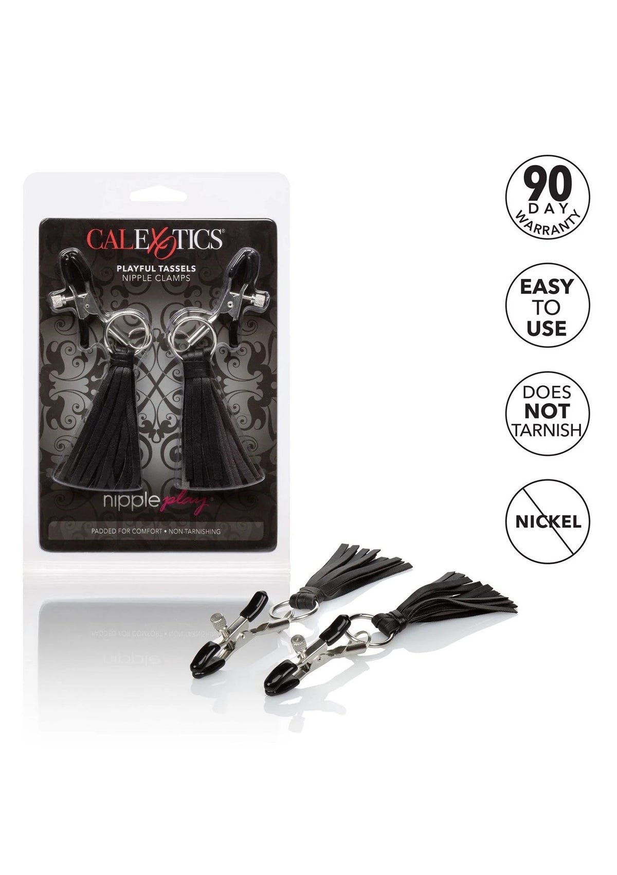 Bestel: Playful Tassels Nipple Clamps - bij Happytoys: de erotische sex webshop | liever Happy dan Easy ⭐⭐⭐⭐⭐