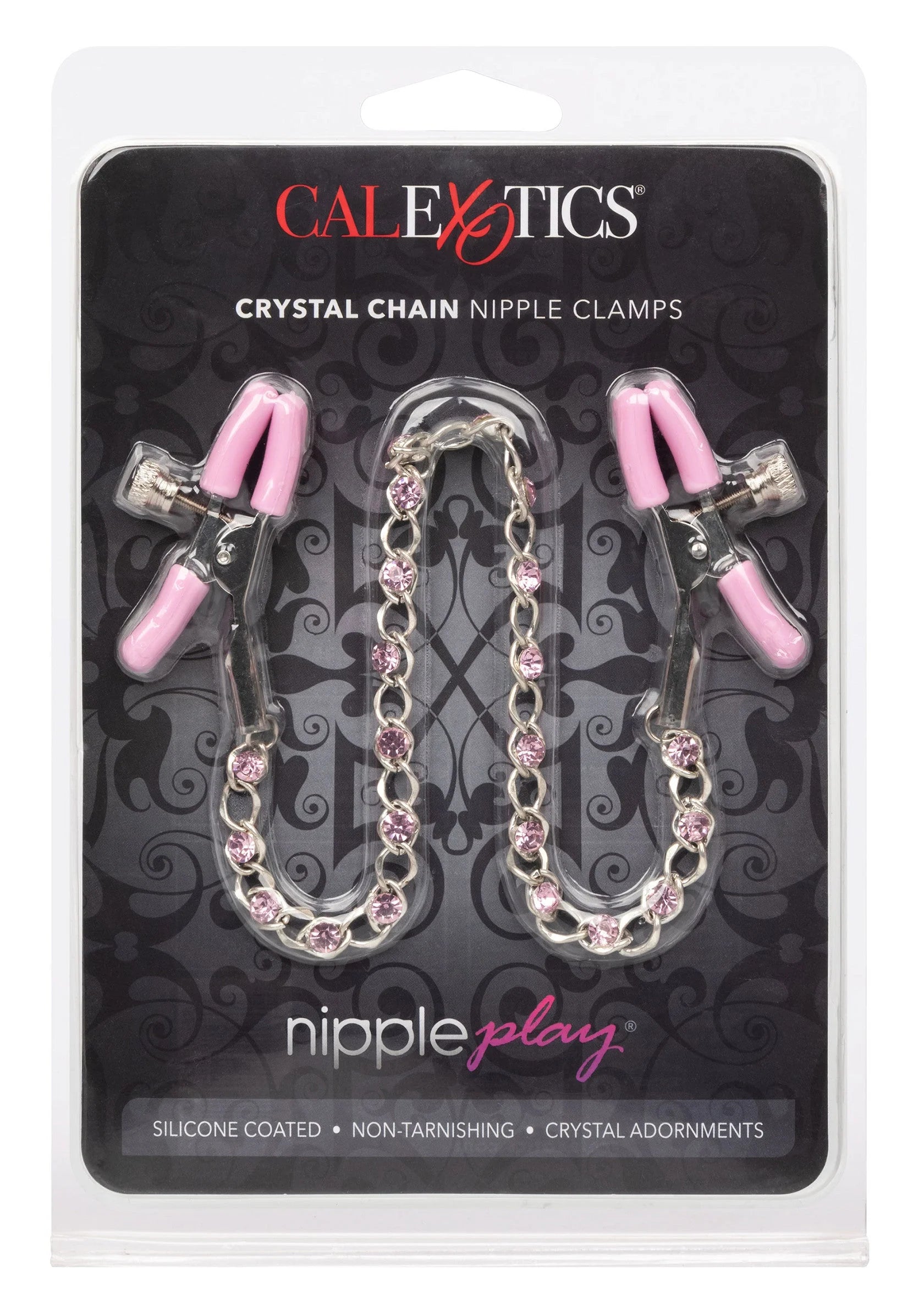 Beste vandaag nog: Crystal Chain Nipple Clamps by CalExotics - bij Happytoys Sexshop: Toys for Feeling Happy & Easy 😊