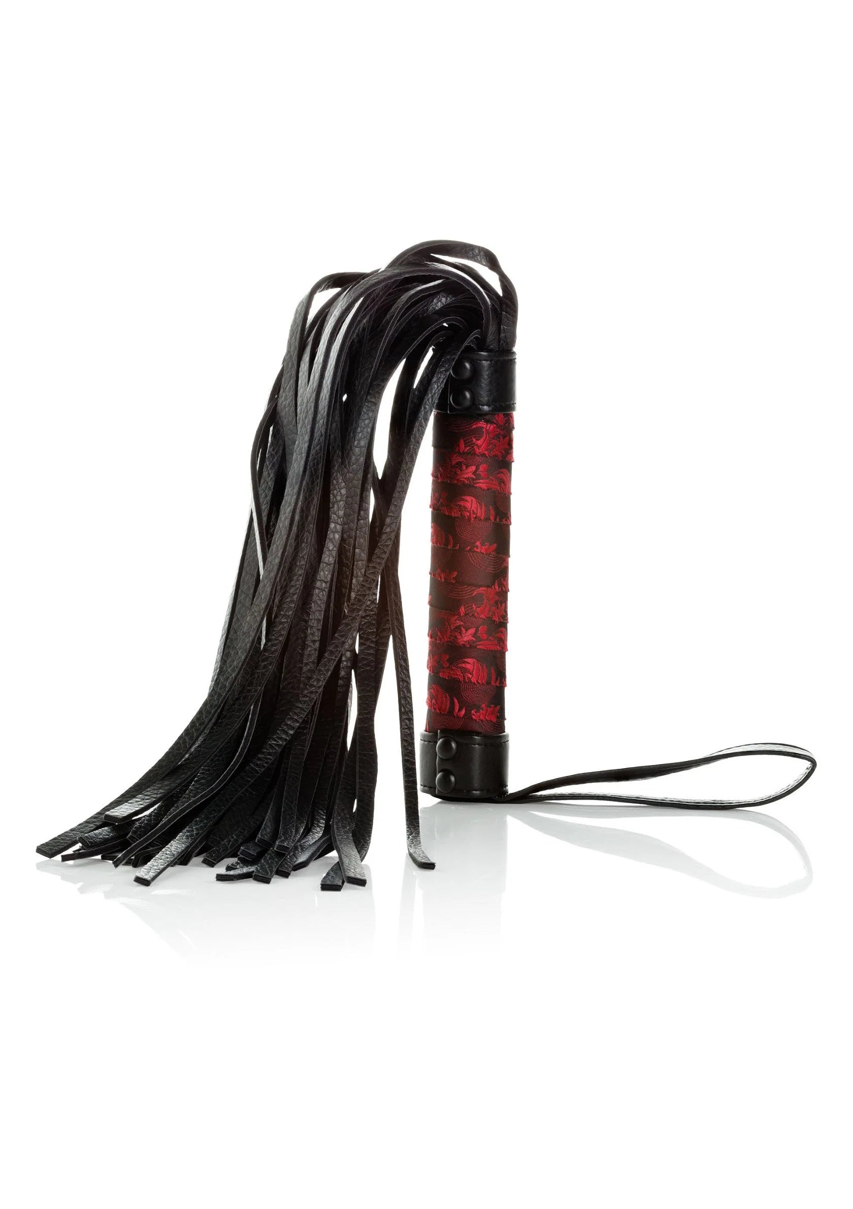 Bestel: Scandal Flogger With Tag - bij Happytoys: de erotische sex webshop | liever Happy dan Easy ⭐⭐⭐⭐⭐ - Default Title - 13004 - BLACK