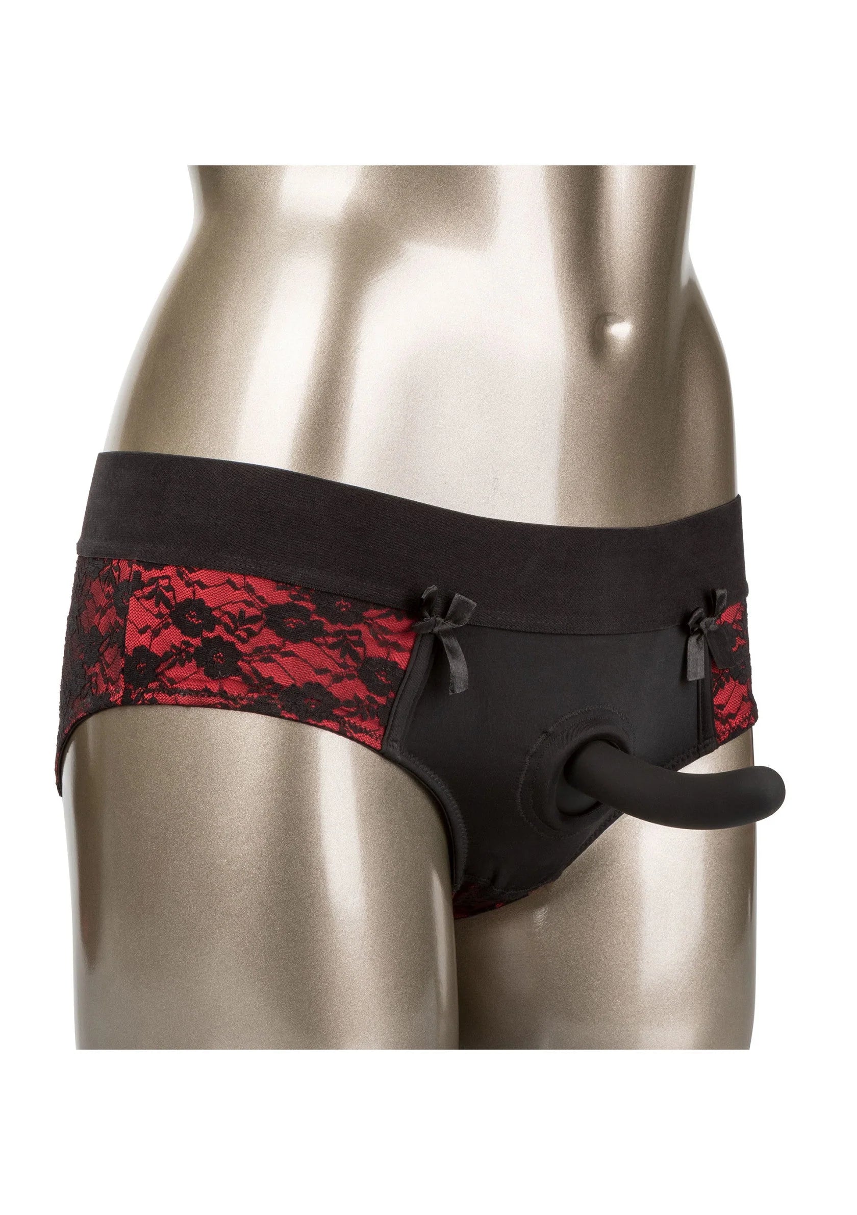 Beste vandaag nog: Scandal Crotchless Pegging Panty Set S/M by CalExotics - bij Happytoys