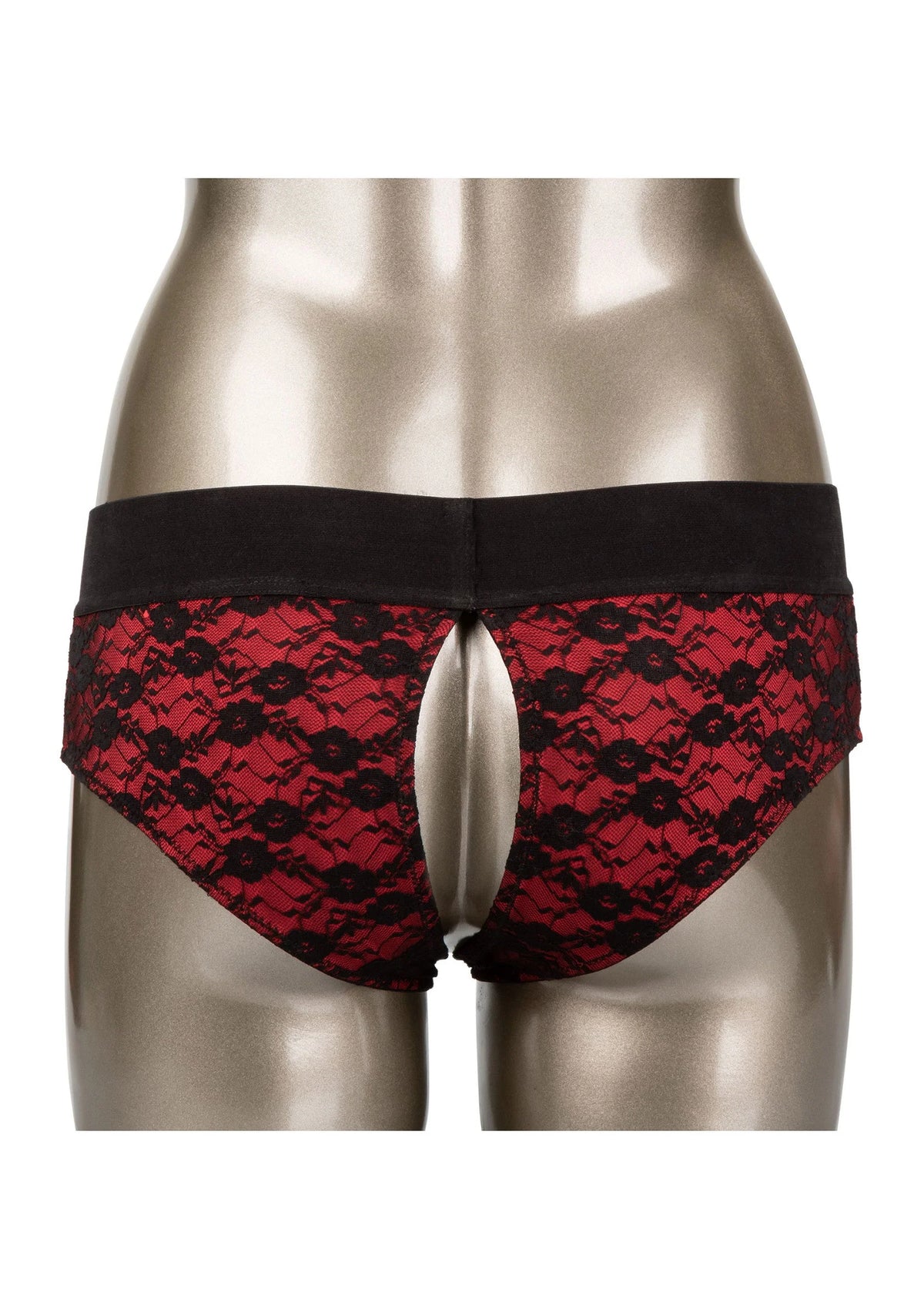 Beste vandaag nog: Scandal Crotchless Pegging Panty Set S/M by CalExotics - bij Happytoys