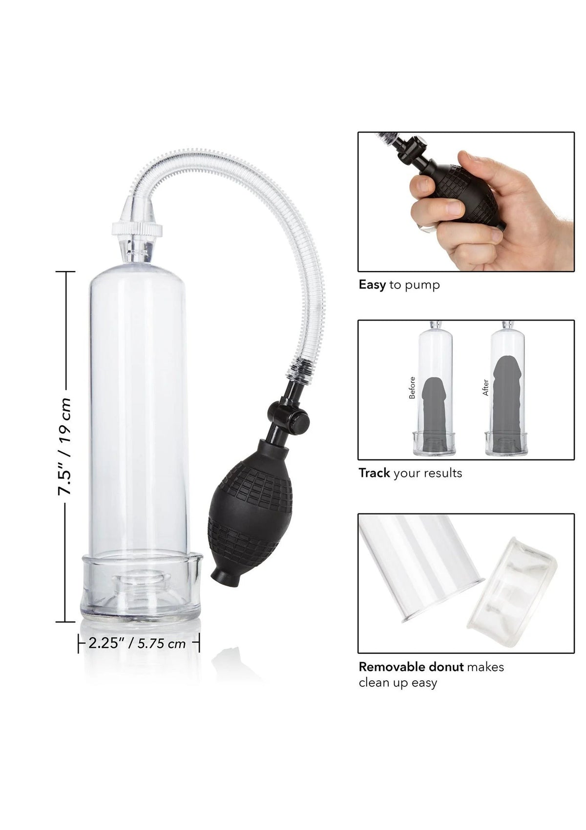 Bestel: Erection Pump by CalExotics Dr Joel Kaplan - bij Happytoys: de erotische sex webshop | liever Happy dan Easy ⭐⭐⭐⭐⭐
