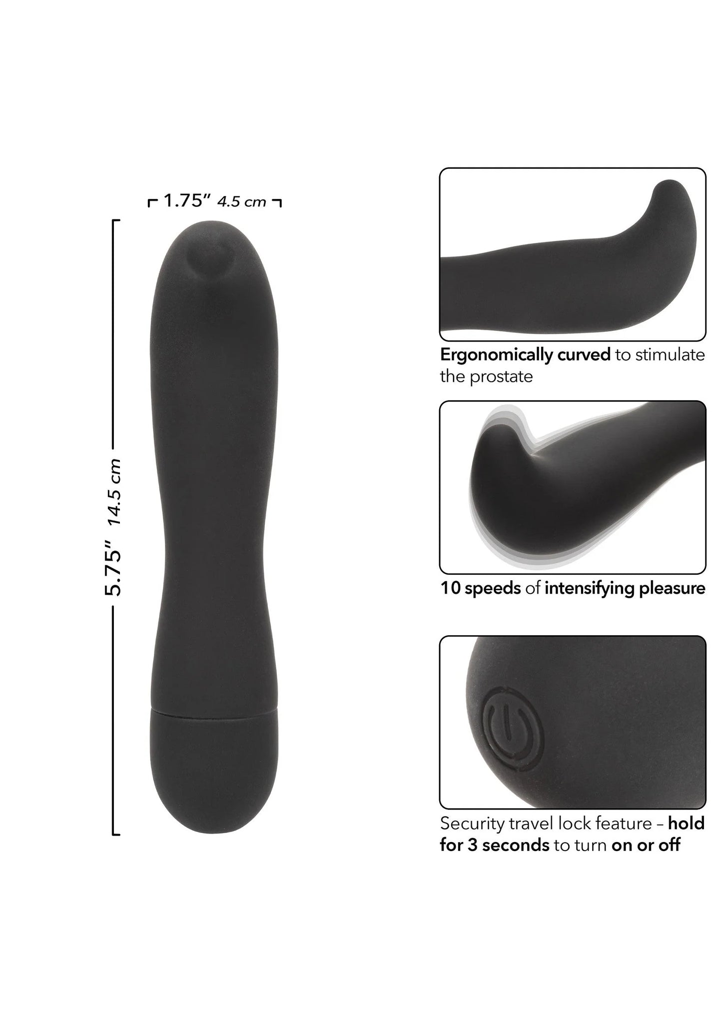 Bestel: Rechargeable Prostate Probe - bij Happytoys: de erotische sex webshop | liever Happy dan Easy ⭐⭐⭐⭐⭐
