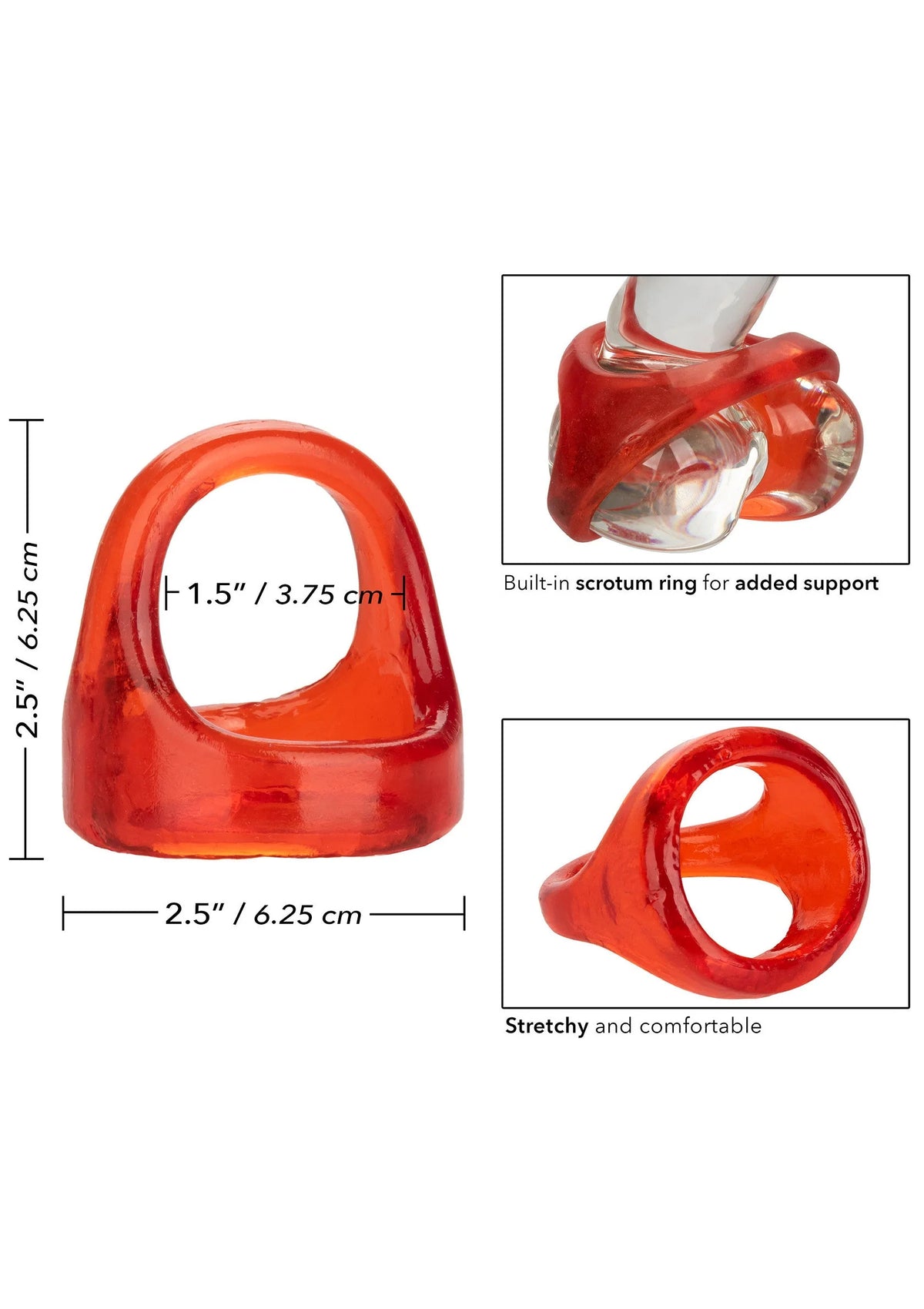 Beste vandaag nog: COLT XL Snug Tugger Cockring by CalExotics - bij Happytoys