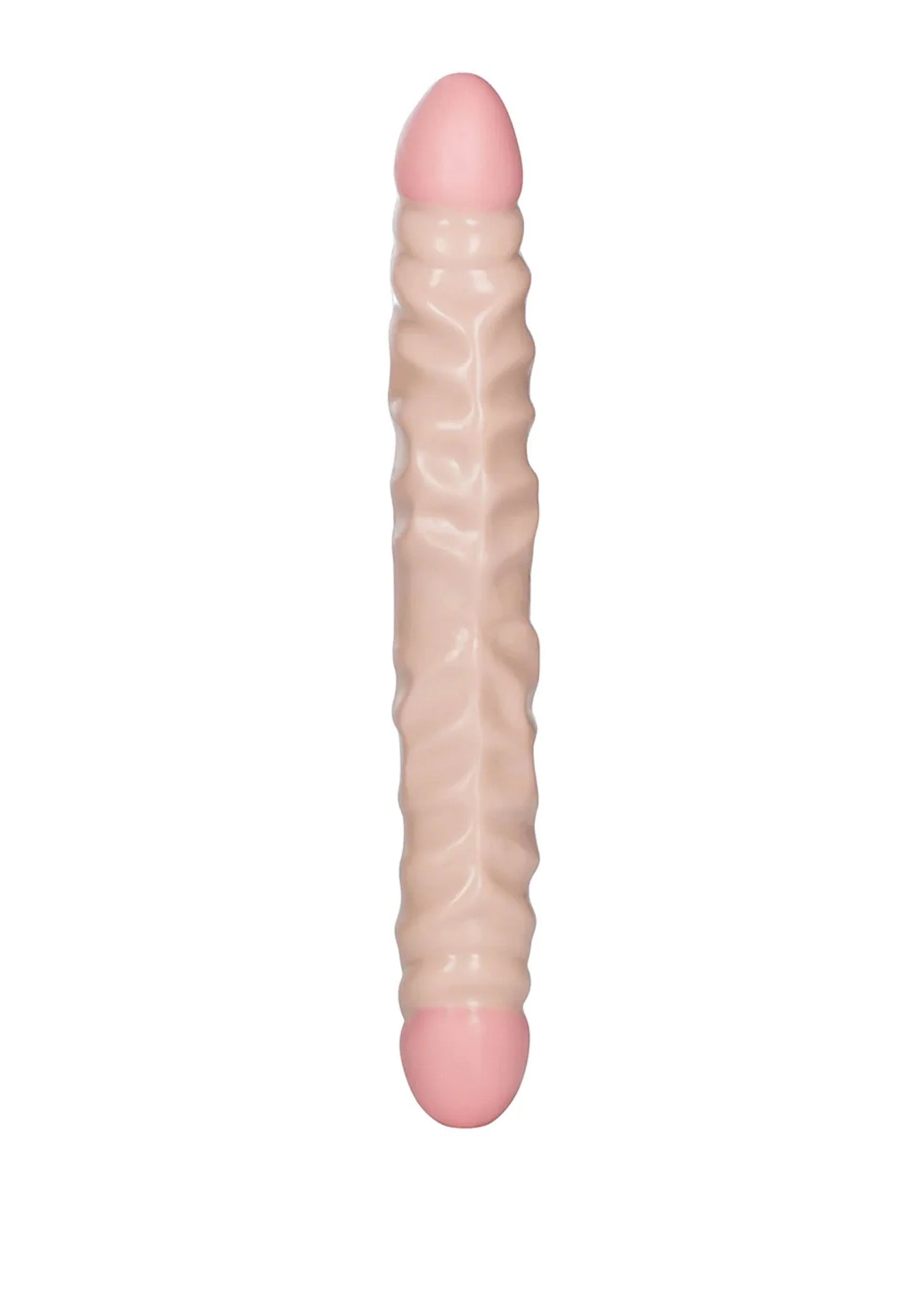 Bestel: Veined Double Dong 12 inch - bij Happytoys: de erotische sex webshop | liever Happy dan Easy ⭐⭐⭐⭐⭐