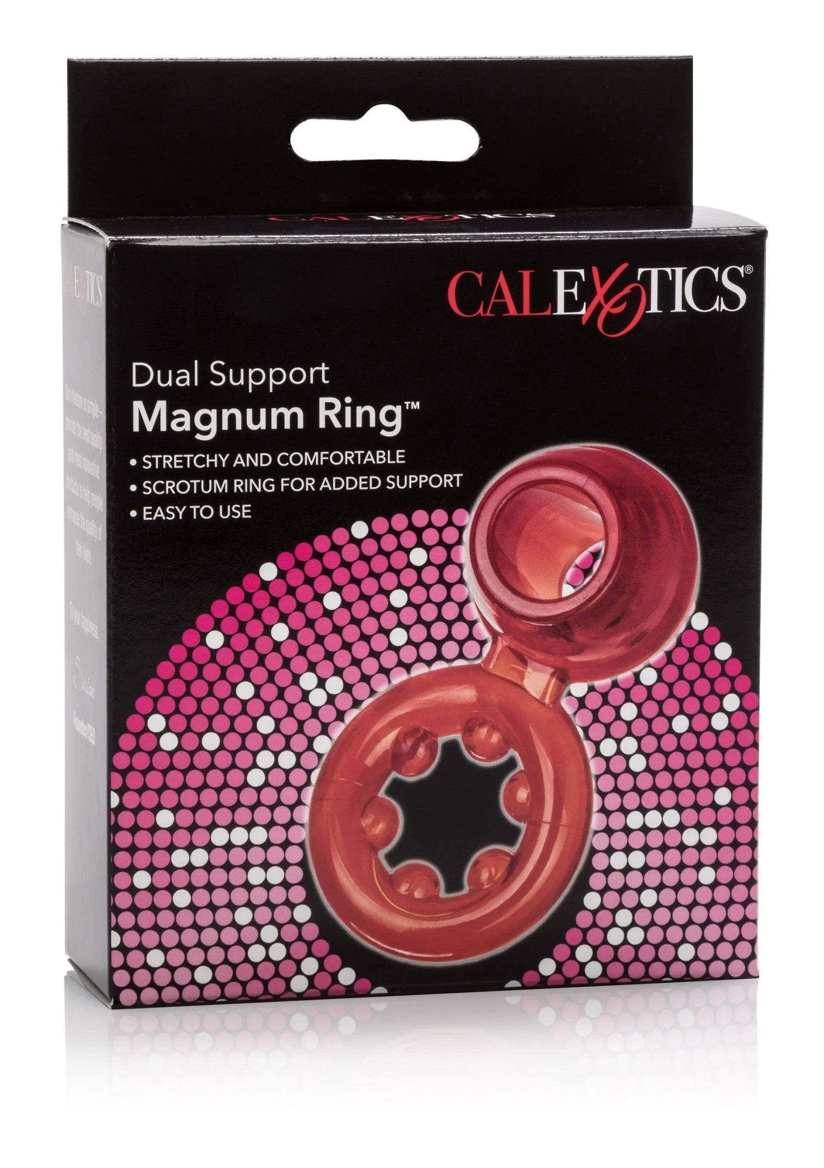 Bestel: Dual Support Magnum Ring by CalExotics - bij Happytoys: de erotische sex webshop | liever Happy dan Easy ⭐⭐⭐⭐⭐